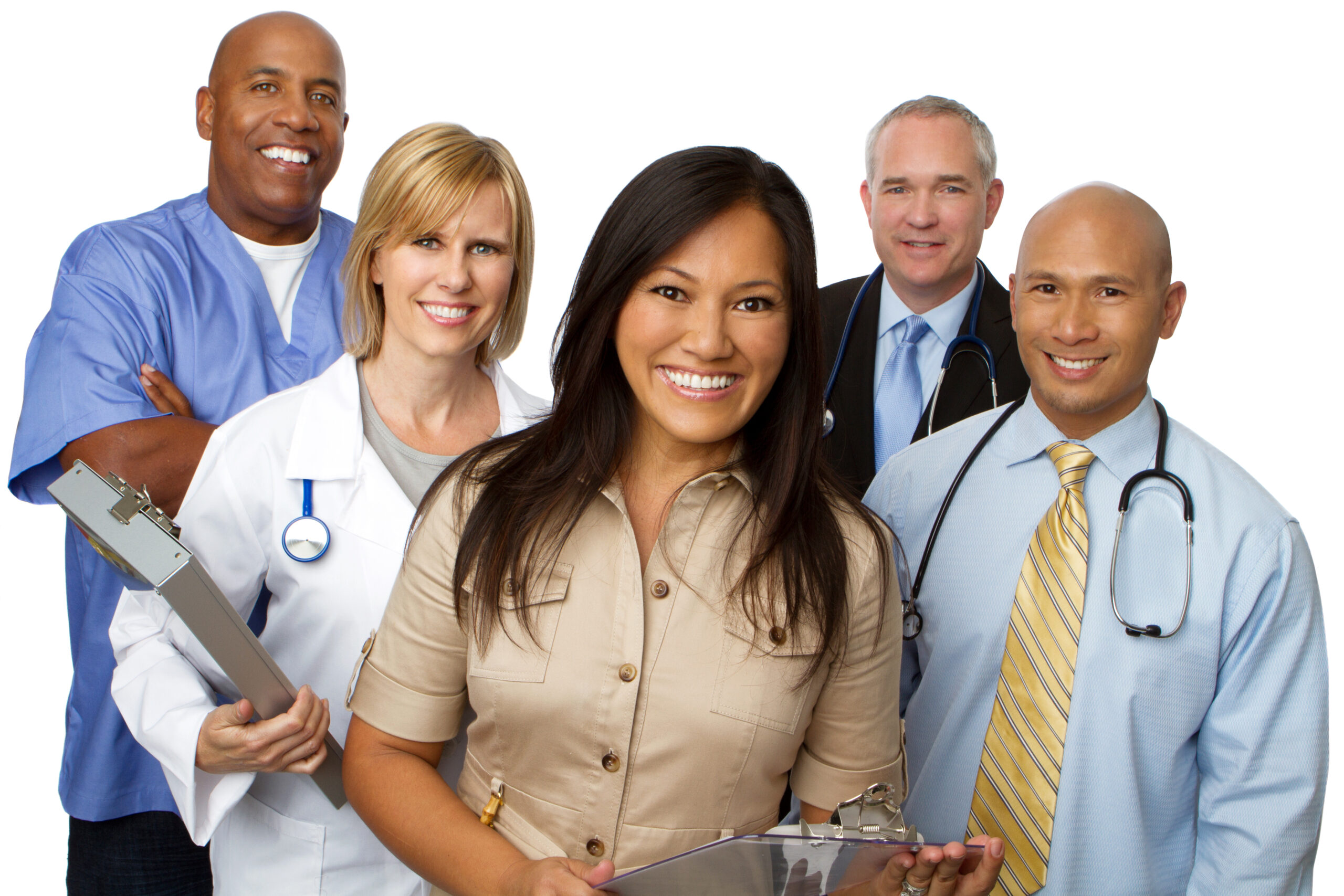 Medical,Team.,Diverse,Group,Of,Medical,Care,Providers.